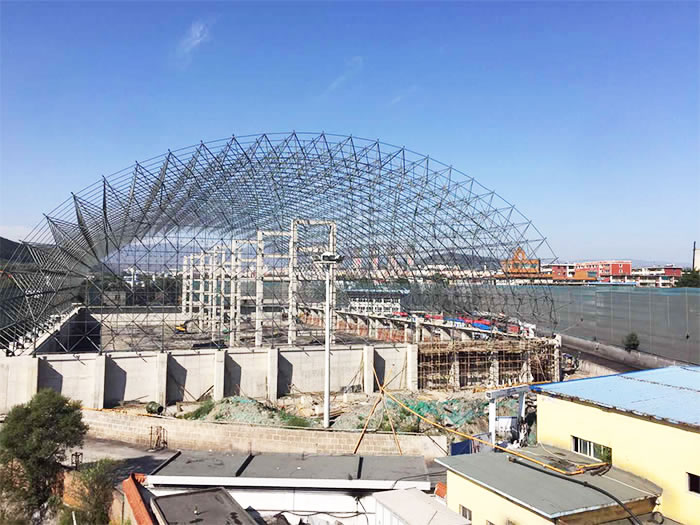 河北区煤矿储煤棚网架工程
